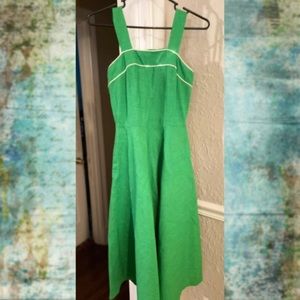 VINTAGE Hanold green dress WITH POCKETS✨